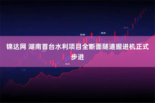 锦达网 湖南首台水利项目全断面隧道掘进机正式步进