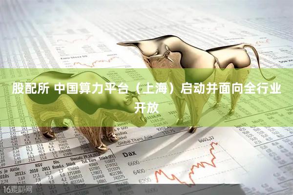 股配所 中国算力平台（上海）启动并面向全行业开放