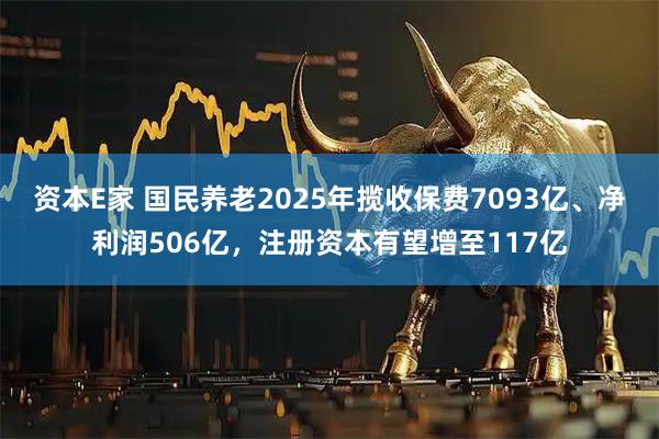 资本E家 国民养老2025年揽收保费7093亿、净利润506亿，注册资本有望增至117亿